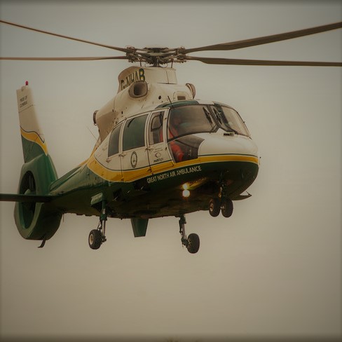 air-ambulance rescues woman attacked by cows
